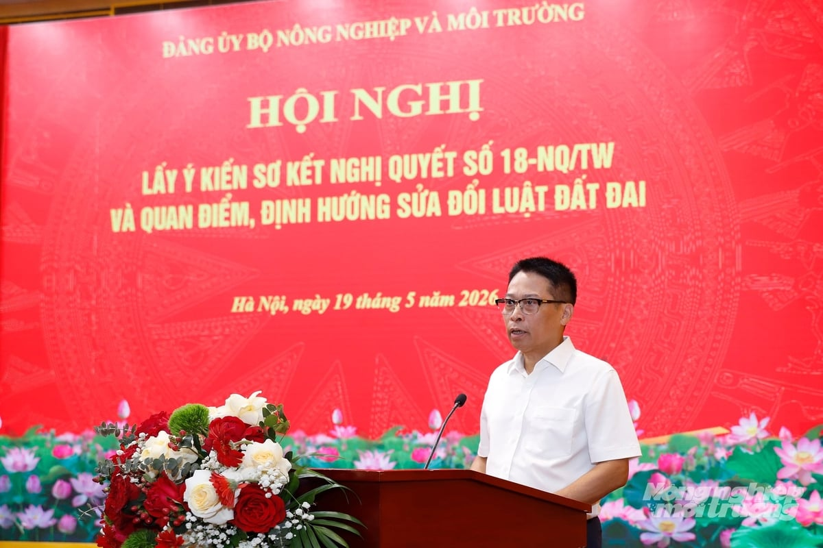 Hội nghị lấy ý kiến sơ kết Nghị quyết 18 và định hướng sửa Luật Đất đai