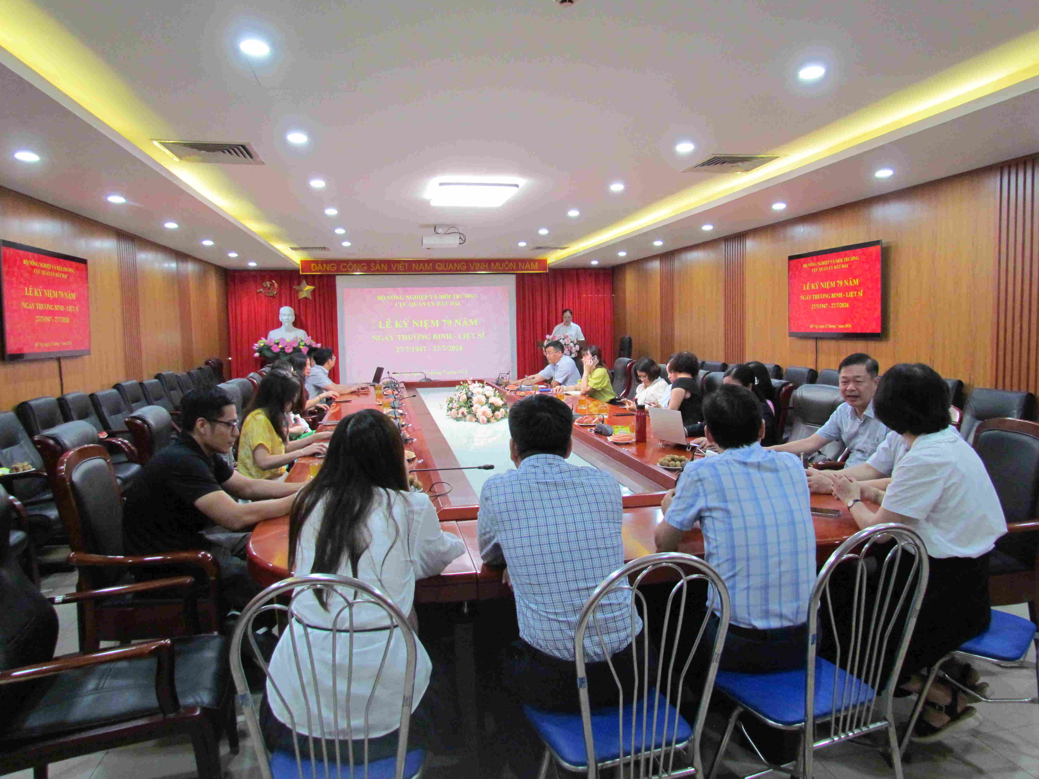 Cục Quản lý đất đai tổ chức các hoạt động tri ân nhân kỷ niệm 79 năm Ngày Thương binh - Liệt sĩ (27/7/1947 - 27/7/2026)